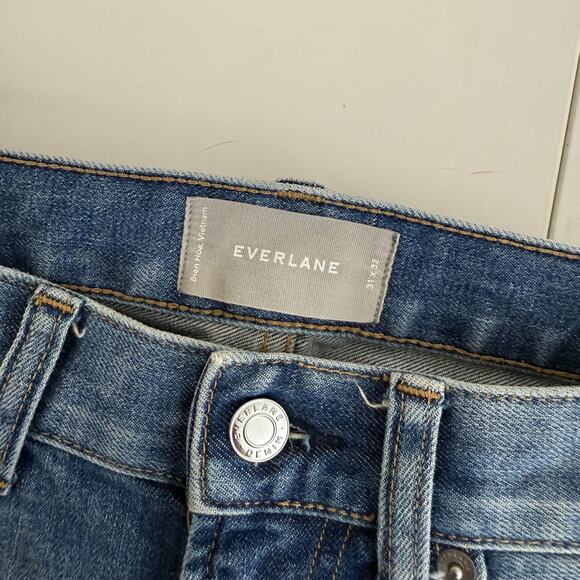 Everlane Mens Slim Leg Denim Jeans Blue - 31x32 - Picture 6 of 9